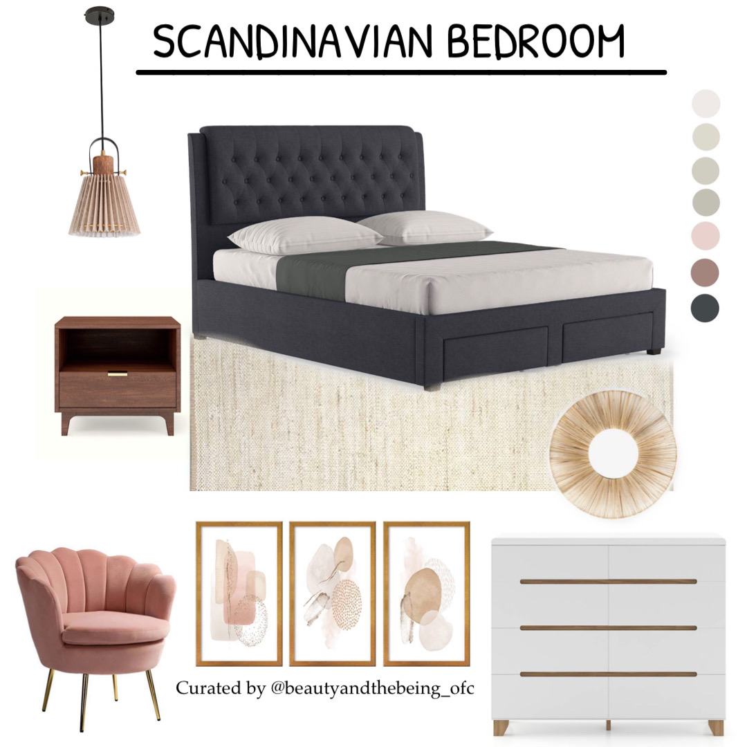 Scandinavian Bedroom Design Inspiration | Featuring Urban Ladder - Beauty And The Being