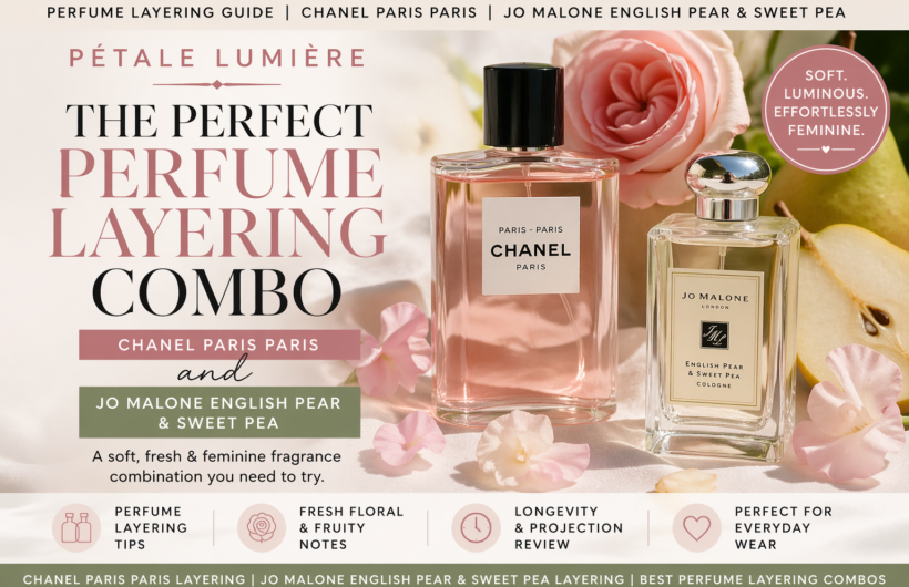 The Perfect Perfume Layering Combo: Chanel Paris Paris + Jo Malone English Pear & Sweet Pea